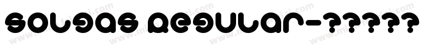 solgas Regular字体转换